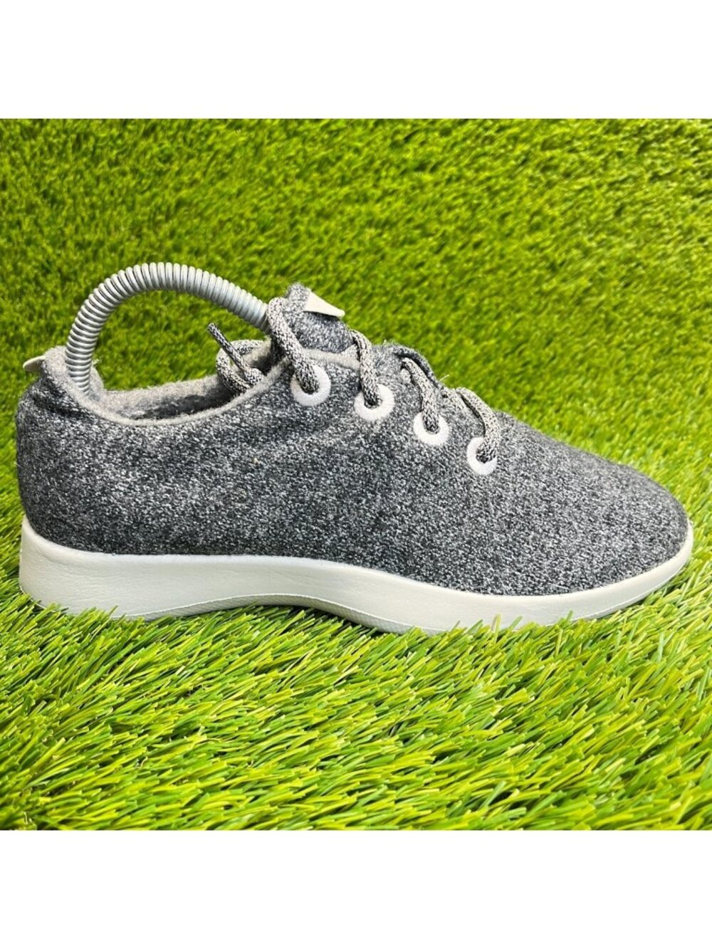 Allbirds Wool Runners Womens Size 7 Gray White Casual Walking Shoes Sneakers